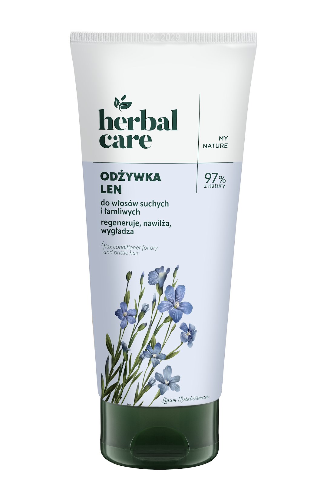 Herbal Care Odżywka do włosów suchych i łamliwych Len, 200 ml
