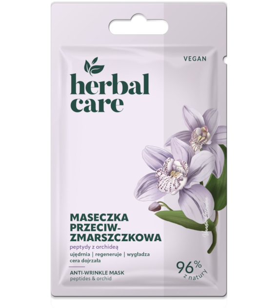 Herbal Care Przeciwzmarszczkowa maseczka PEPTYDY Z ORCHIDEĄ, 7 g