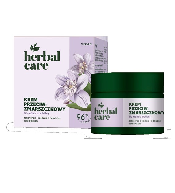 Herbal Care Przeciwzmarszczkowy krem BIO-RETINOL z orchideą, 50 ml