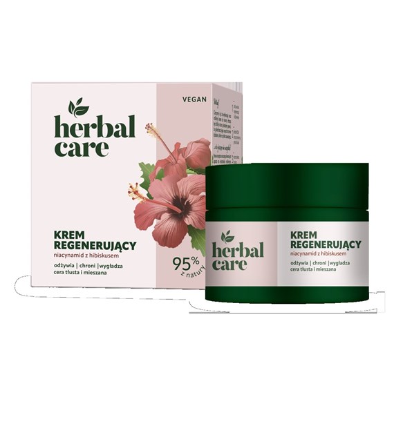 Herbal Care Regenerujący krem NIACYNAMID z hibiskusem, 50 ml