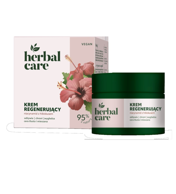 Herbal Care Regenerujący krem NIACYNAMID z hibiskusem, 50 ml