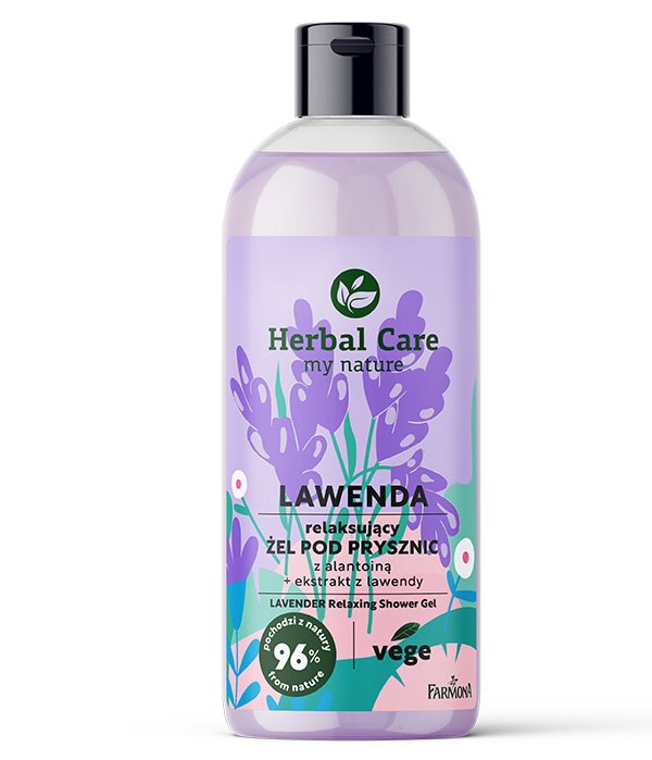 Herbal Care Relaksujący płyn do kąpieli Lawenda z olejkiem z nasion kamelii, 400 ml