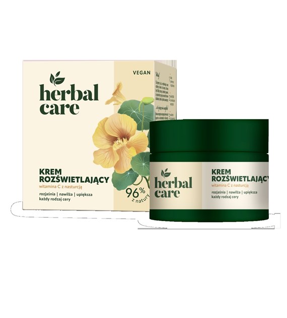 Herbal Care Rozświetlający krem WITAMINA C z nasturcją, 50 ml