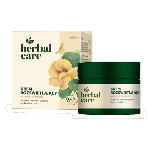 Herbal Care Rozświetlający krem WITAMINA C z nasturcją, 50 ml