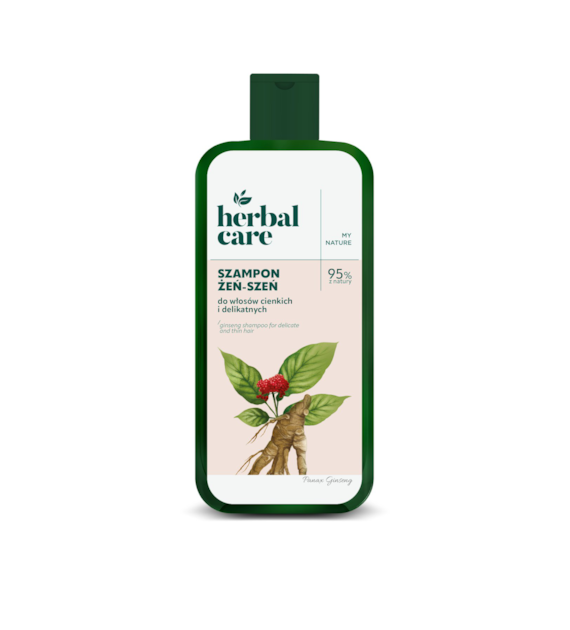 Herbal Care Szampon do włosów cienkich i delikatnych Żeń-Szeń, 330 ml