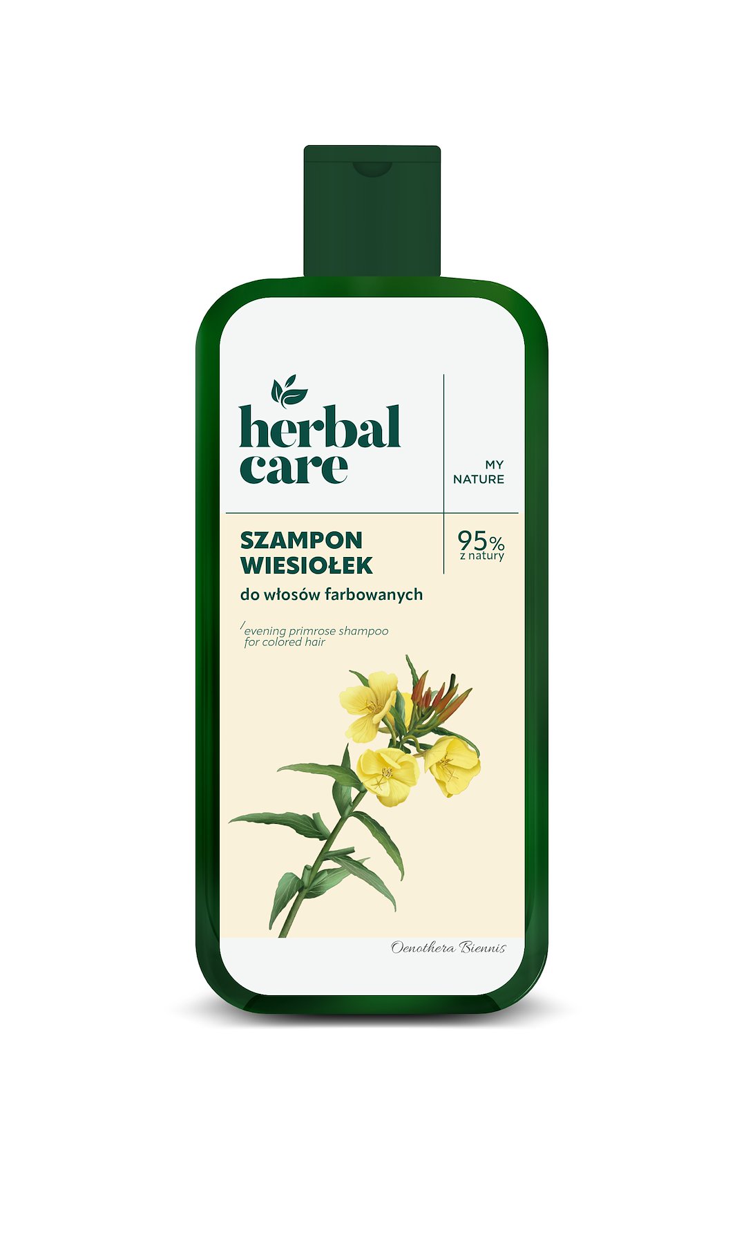 Herbal Care Szampon do włosów farbowanych Wiesiołek, 330 ml