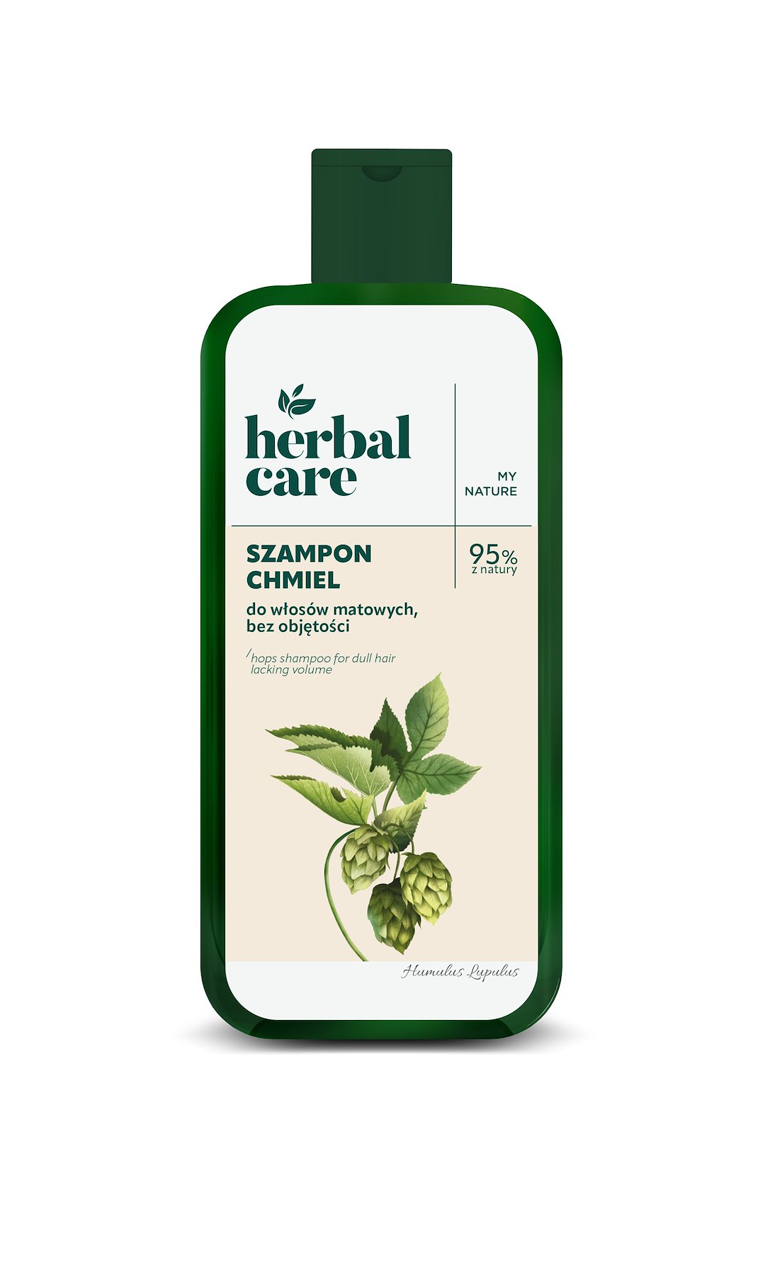 Herbal Care Szampon do włosów matowych Chmiel, 330 ml