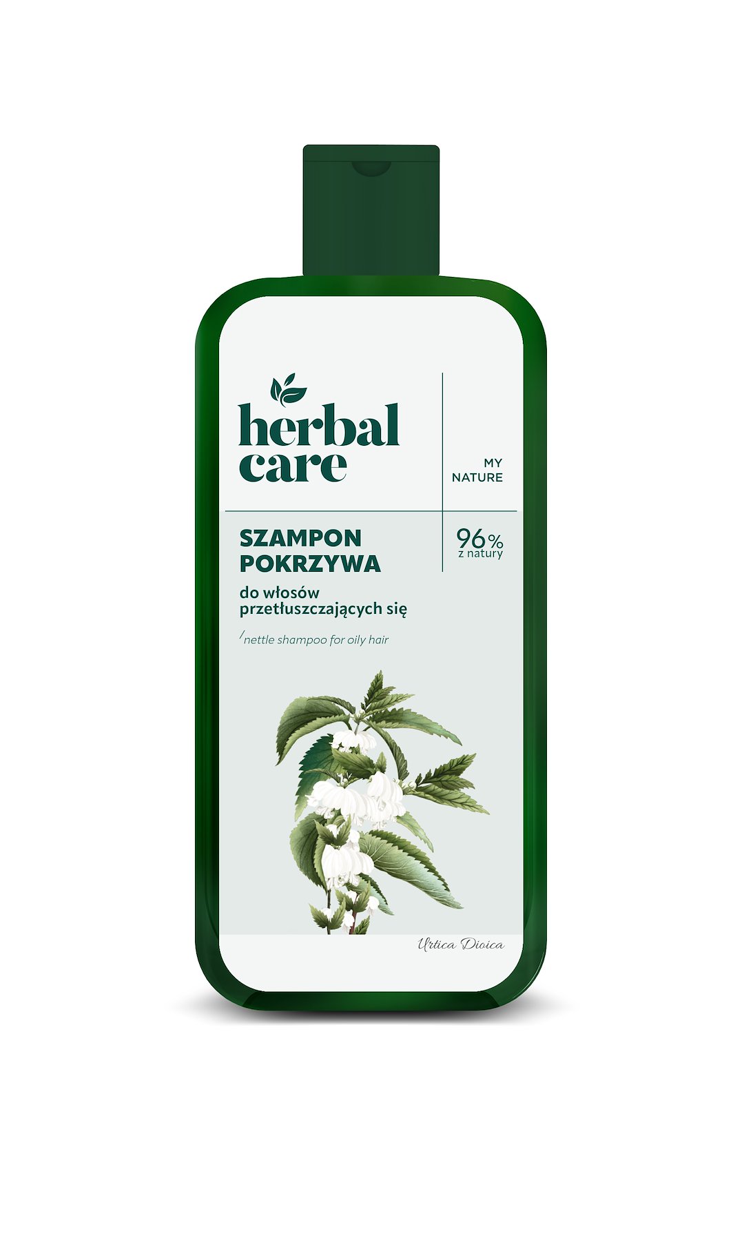 Herbal Care Szampon do włosów przetłuszczających się Pokrzywa, 330 ml