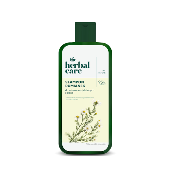 Herbal Care Szampon do włosów rozjaśnionych i blond Rumianek, 330 ml