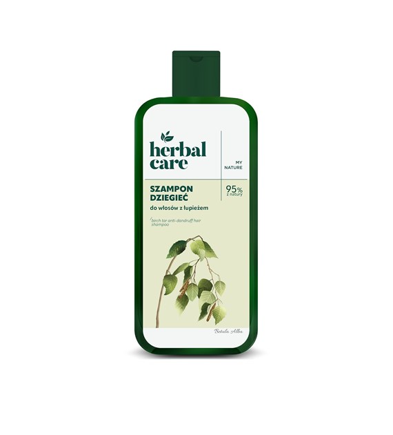 Herbal Care Szampon do włosów z łupieżem Dziegieć, 330 ml