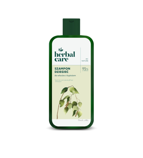 Herbal Care Szampon do włosów z łupieżem Dziegieć, 330 ml