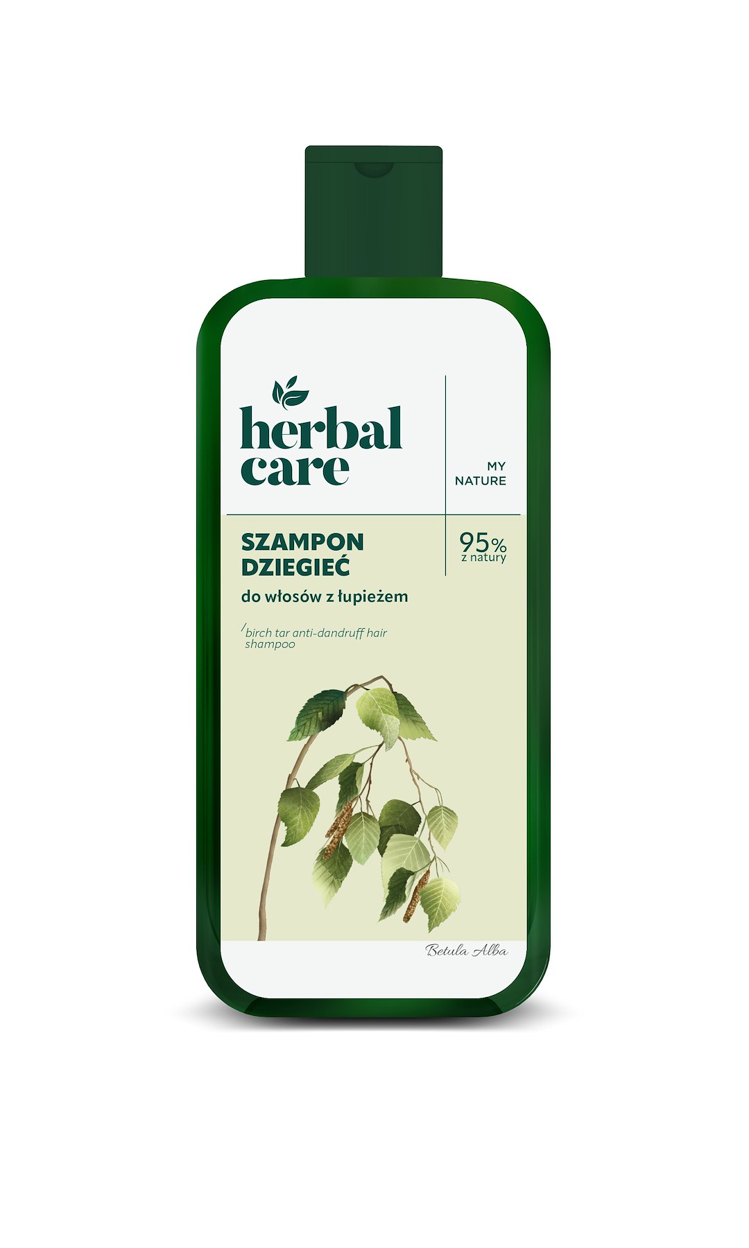 Herbal Care Szampon do włosów z łupieżem Dziegieć, 330 ml