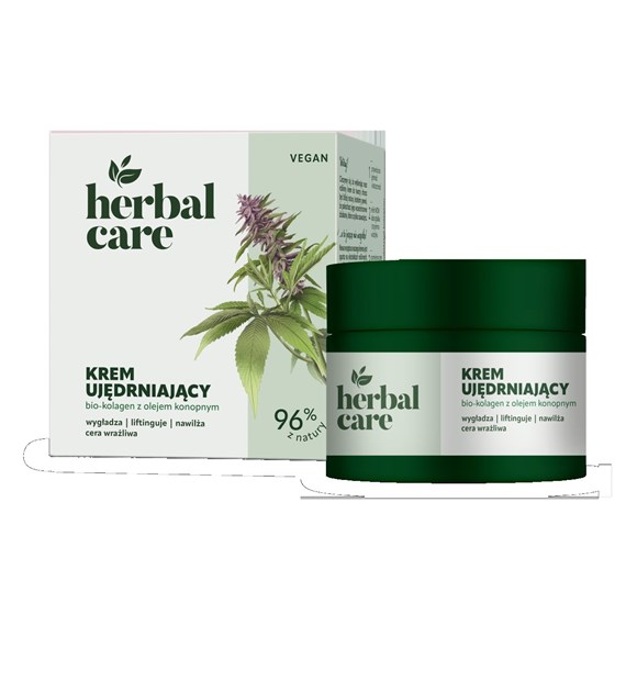 Herbal Care Ujędrniający krem BIO-KOLAGEN z olejem konopnym, 50 ml