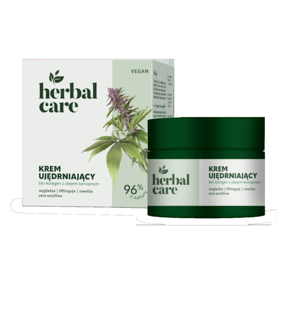 Herbal Care Ujędrniający krem BIO-KOLAGEN z olejem konopnym, 50 ml