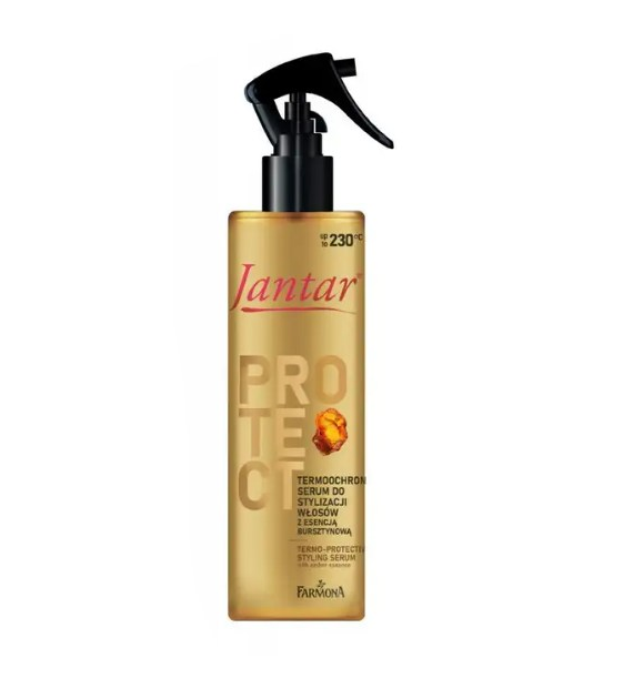 Jantar Termoochronne serum do stylizacji włosów z esencją bursztynową, 200 ml