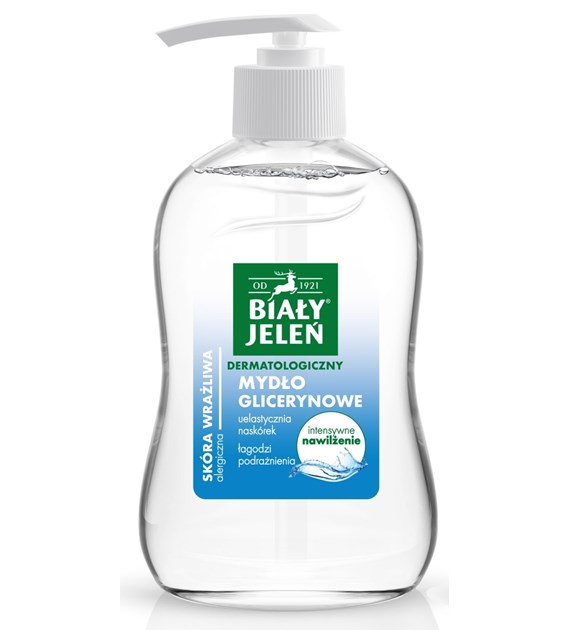 Mydło w płynie glicerynowe Dermatologiczny Biały Jeleń 500 ml