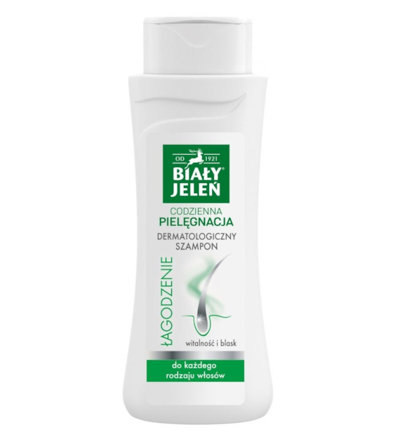 Szampon dermatologiczny do włosów i skóry głowy Łagodzenie BIAŁY JELEŃ 300 ml