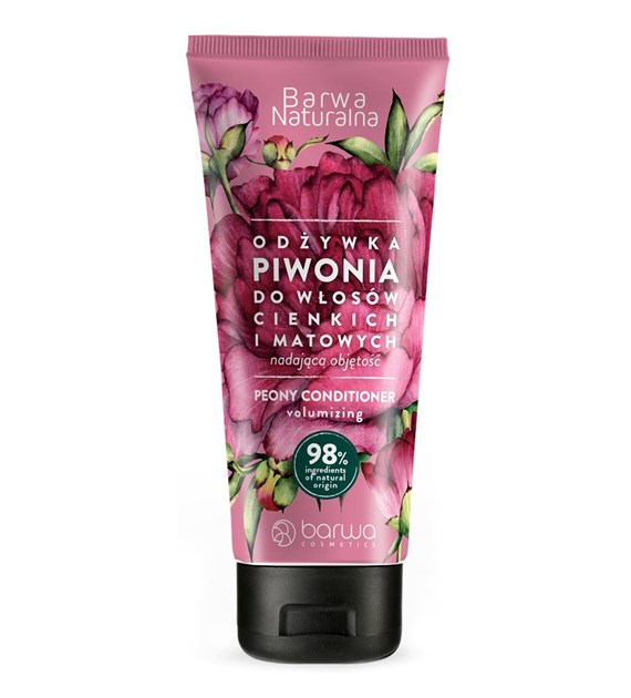 BARWA Naturalna Krem do rąk i paznokci wygładzający - Piwonia 100ml