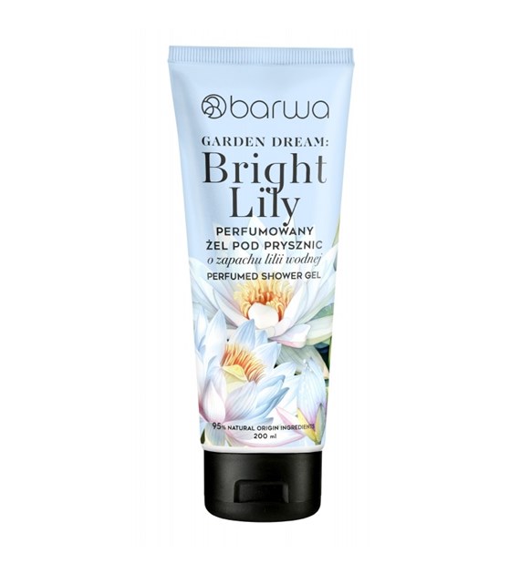 BARWA Garden Dream Bright Lily Perfumowany żel pod prysznic - Lilia wodna 200 ml