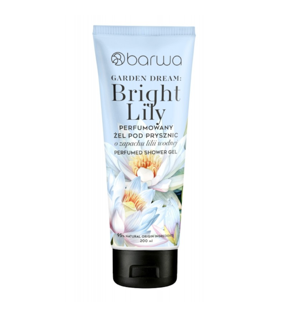BARWA Garden Dream Bright Lily Perfumowany żel pod prysznic - Lilia wodna 200 ml