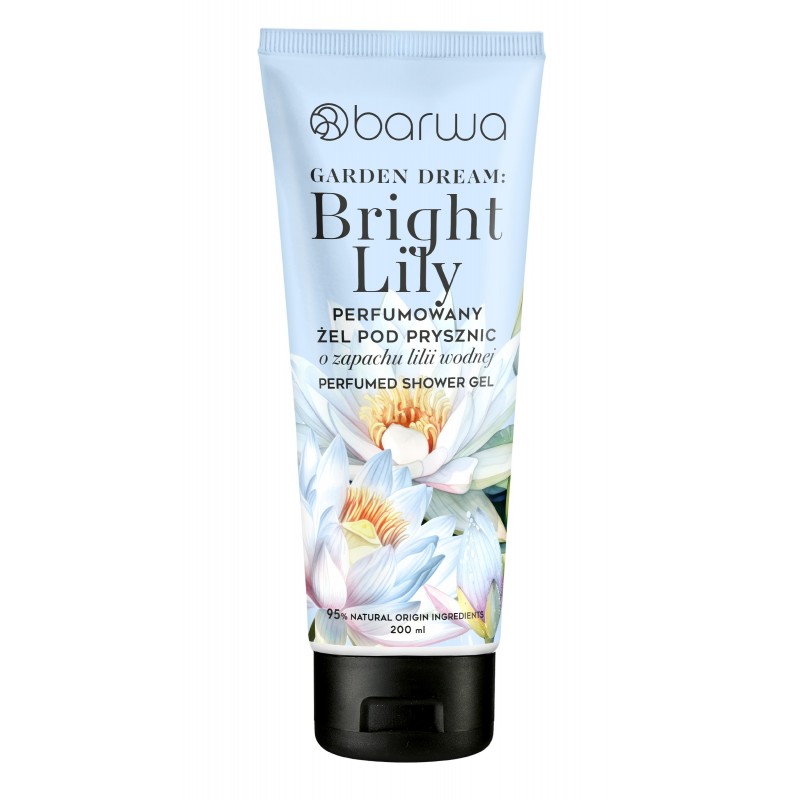 BARWA Garden Dream Bright Lily Perfumowany żel pod prysznic - Lilia wodna 200 ml