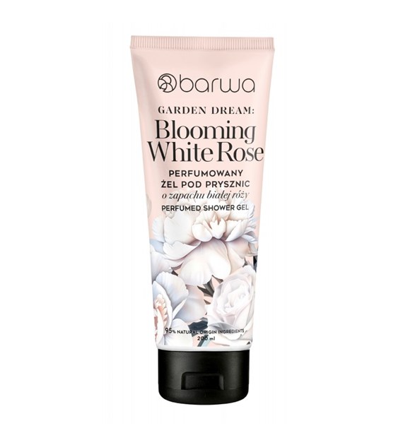 BARWA Garden Dream Blooming White Rose Perfumowany żel pod prysznic - Biała róża 200 ml