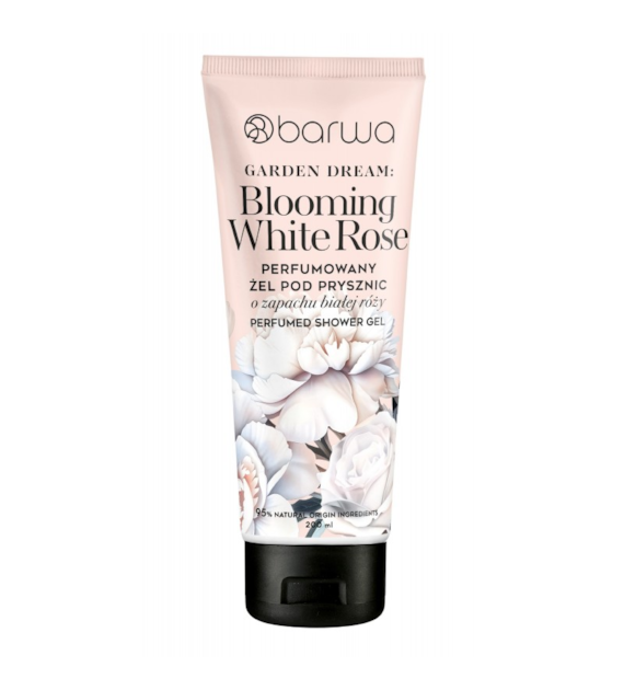 BARWA Garden Dream Blooming White Rose Perfumowany żel pod prysznic - Biała róża 200 ml