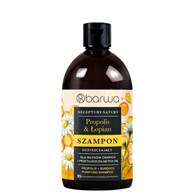BARWA Receptury Natury Szampon oczyszczający do włosów cienkich i przetłuszczających się - Propolis & Łopian 380ml
