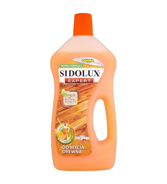 SIDOLUX EXPERT PŁYN DO MYCIA I PIELĘGNACJI PODŁÓG 750ML DREWNO OLEJEK Z POMARAŃCZY