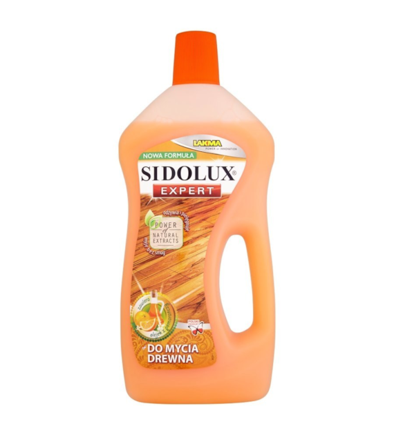 SIDOLUX EXPERT PŁYN DO MYCIA I PIELĘGNACJI PODŁÓG 750ML DREWNO OLEJEK Z POMARAŃCZY