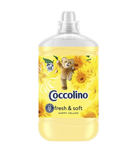 COCCOLINO PŁYN DO PŁUKANIA 68P 1.7L FRESH&SOFT HAPPY YELLOW