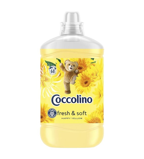 COCCOLINO PŁYN DO PŁUKANIA 68P 1.7L FRESH&SOFT HAPPY YELLOW