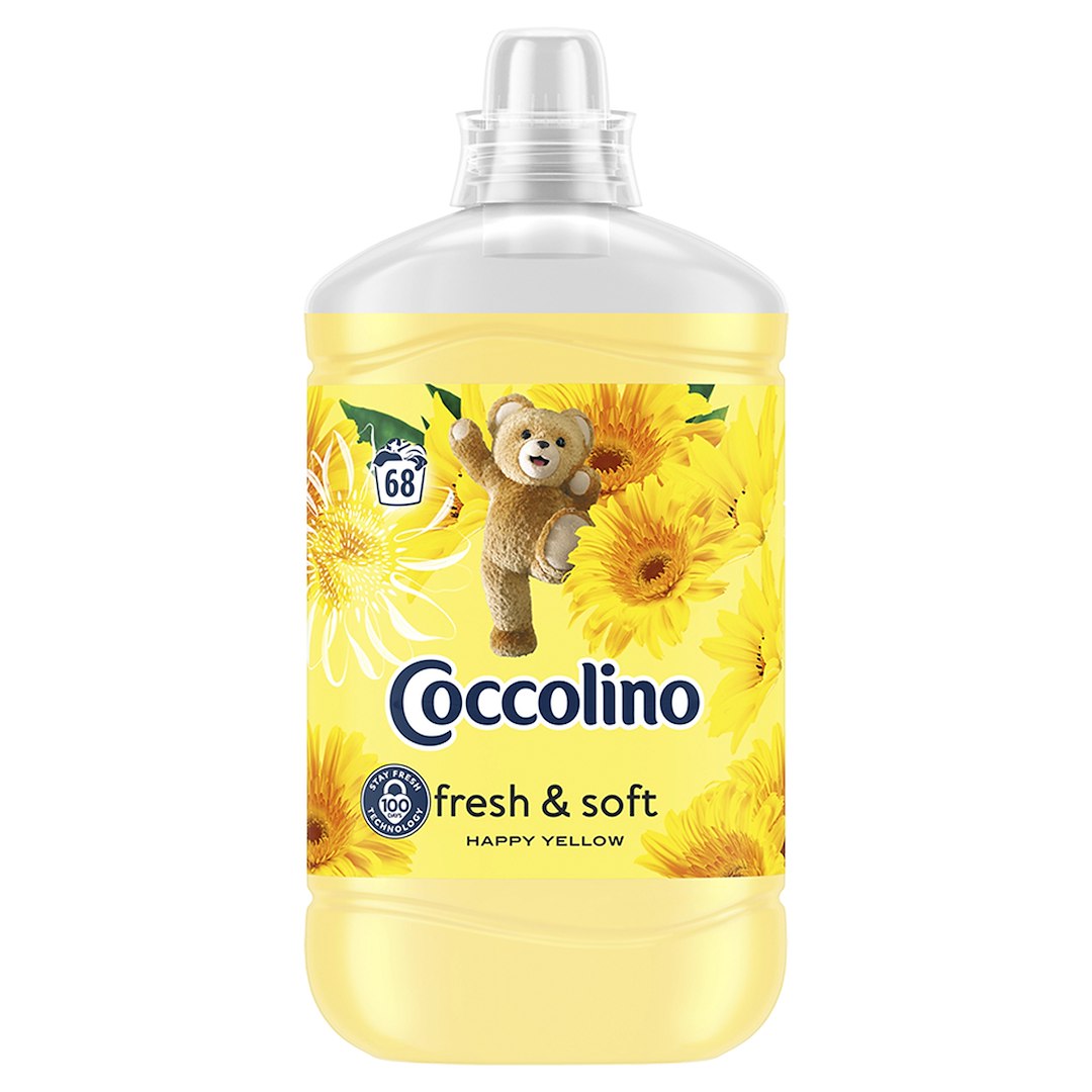 PŁYN DO PŁUKANIA 68P 1.7L FRESH&SOFT HAPPY YELLOW
