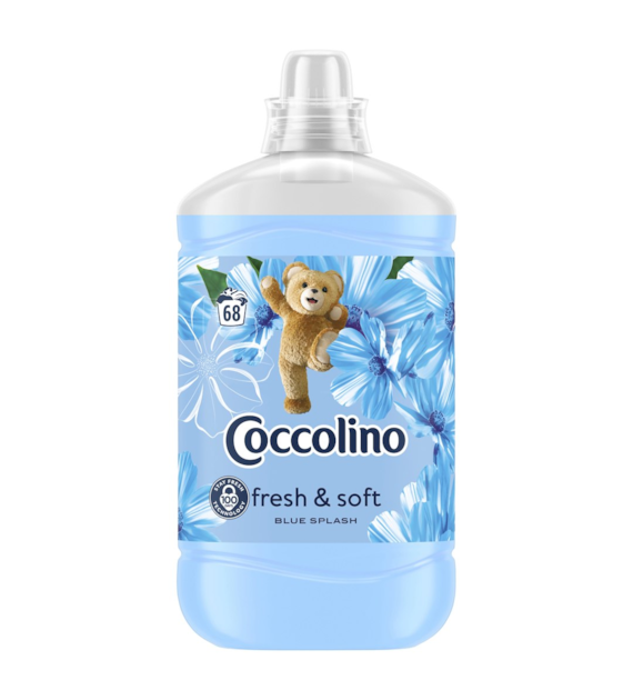 COCCOLINO PŁYN DO PŁUKANIA 68P 1.7L FRESH&SOFT BLUE SPLASH - blue splash