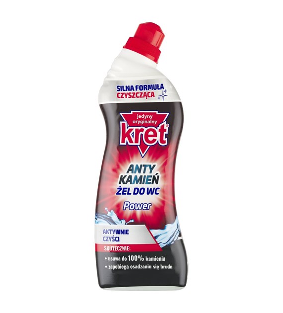 ŻEL DO WC 750G POWER USUWA 99.9% BAKTERII,SKUTECZNIE CZYŚCI