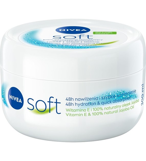 NIVEA SOFT Krem intensywnie nawilżający 300 ml