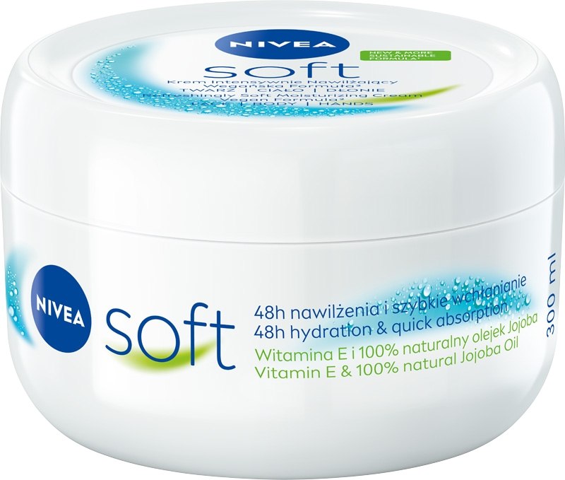 NIVEA SOFT Krem intensywnie nawilżający 300 ml
