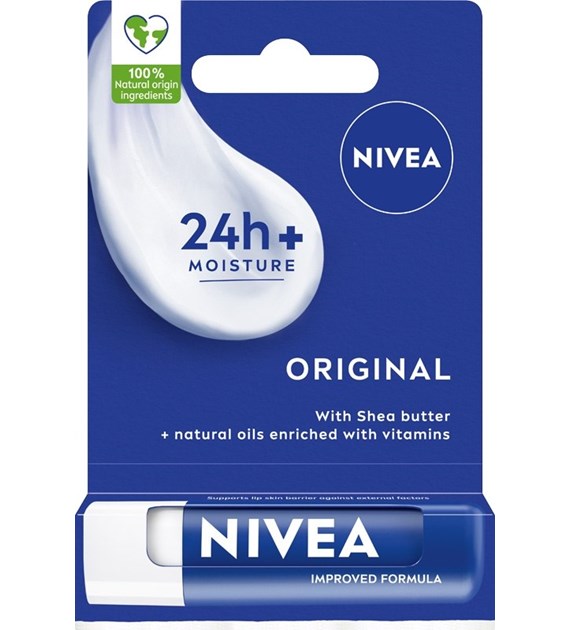 NIVEA LIP CARE Pielęgnująca pomadka do ust Original Care 4,8 g