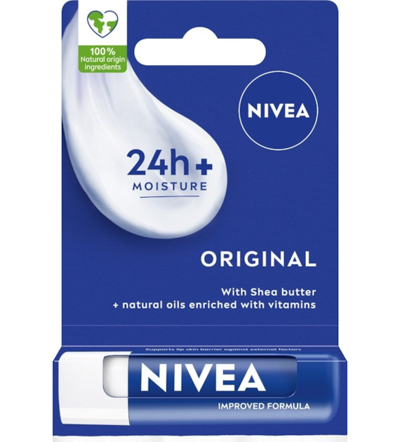 NIVEA LIP CARE Pielęgnująca pomadka do ust Original Care 4,8 g