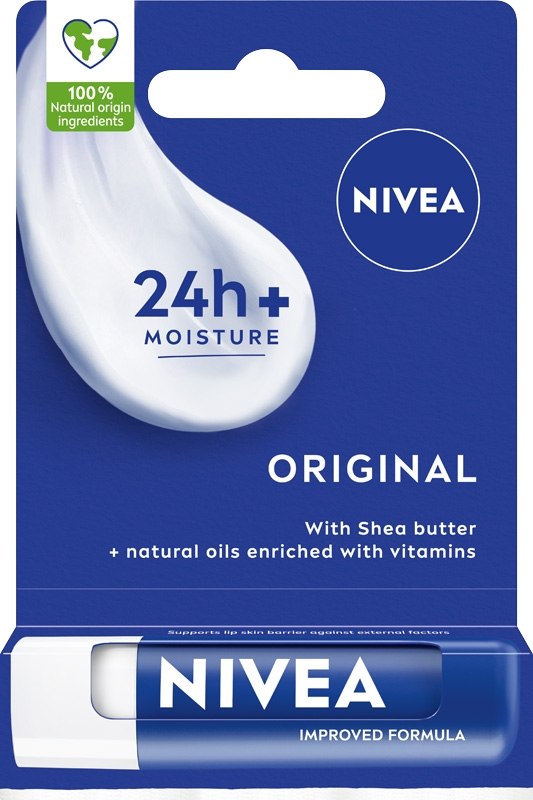 NIVEA LIP CARE Pielęgnująca pomadka do ust Original Care 4,8 g