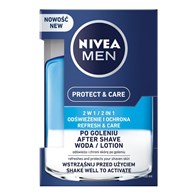 NIVEA FOR MEN Woda po goleniu Protect & Care 2w1 100 ml