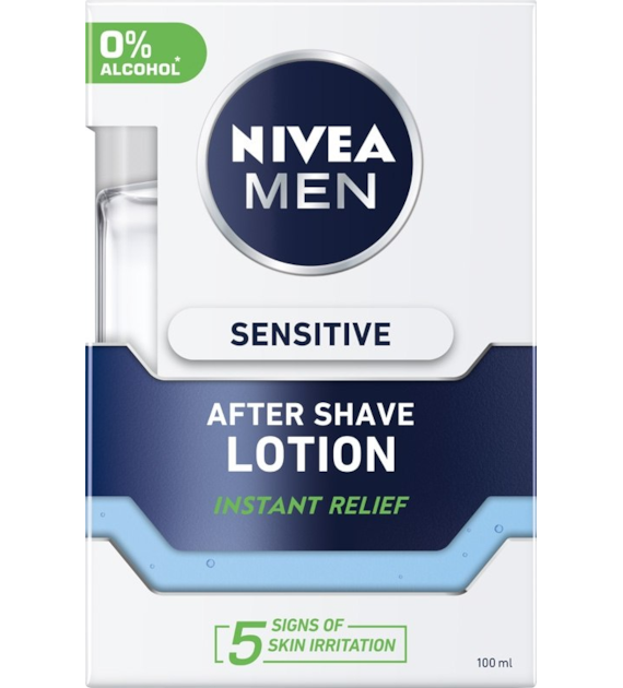 NIVEA FOR MEN Woda po goleniu Sensitive Łagodząca 100 ml