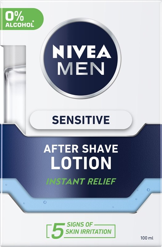 NIVEA FOR MEN Woda po goleniu Sensitive Łagodząca 100 ml