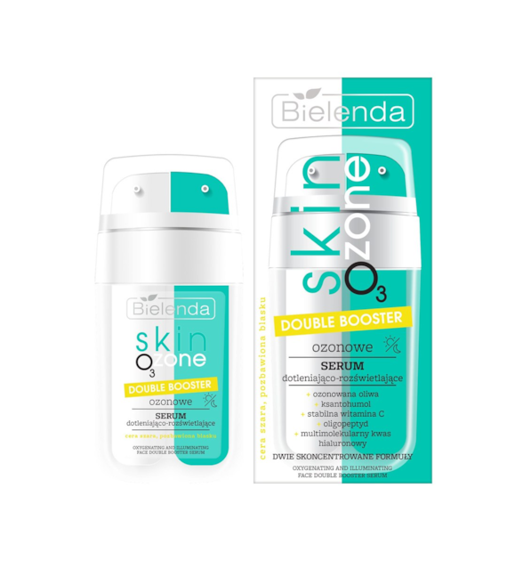 BIELENDA SKIN O3 ZONE SERUM DO TWARZY DOTLENIAJĄCO-ROZŚWIETLAJĄCE SZARA,POZB.BLASKU  7.5MLX2