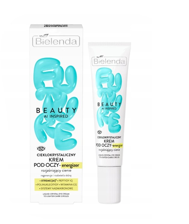 BIELENDA FUTURE BEAUTY KREM POD OCZY  CIEKŁOKRYSTALICZNY ROZJAŚNIAJĄCY CIENIE 15ml