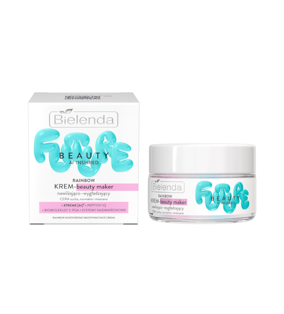 BIELENDA FUTURE BEAUTY KREM DO TWARZY  NAWILŻAJĄCO-WYGŁADZAJĄCY SUCHA,NORMALNA,MIESZANA 50ml