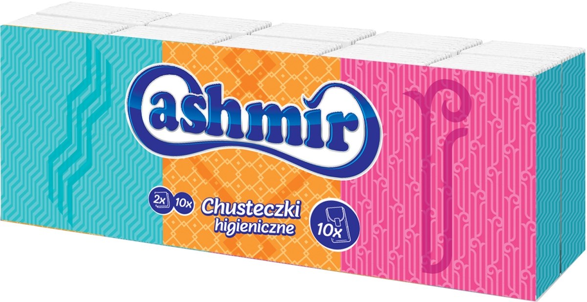 CASHMIR CHUSTECZKI HIGIENICZNE (10X10) 2W
