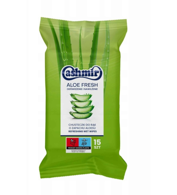 CASHMIR CHUSTECZKI NAWILŻANE (15) ALOE FRESH ODŚWIEŻENIE I NAWILŻENIE