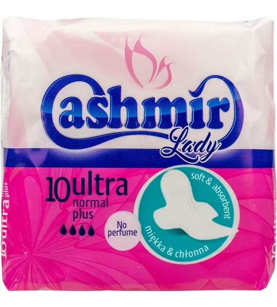 CASHMIR PODPASKI ULTRA NORMAL PLUS (10) NO PERFUME