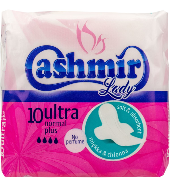 CASHMIR PODPASKI ULTRA NORMAL PLUS (10) NO PERFUME